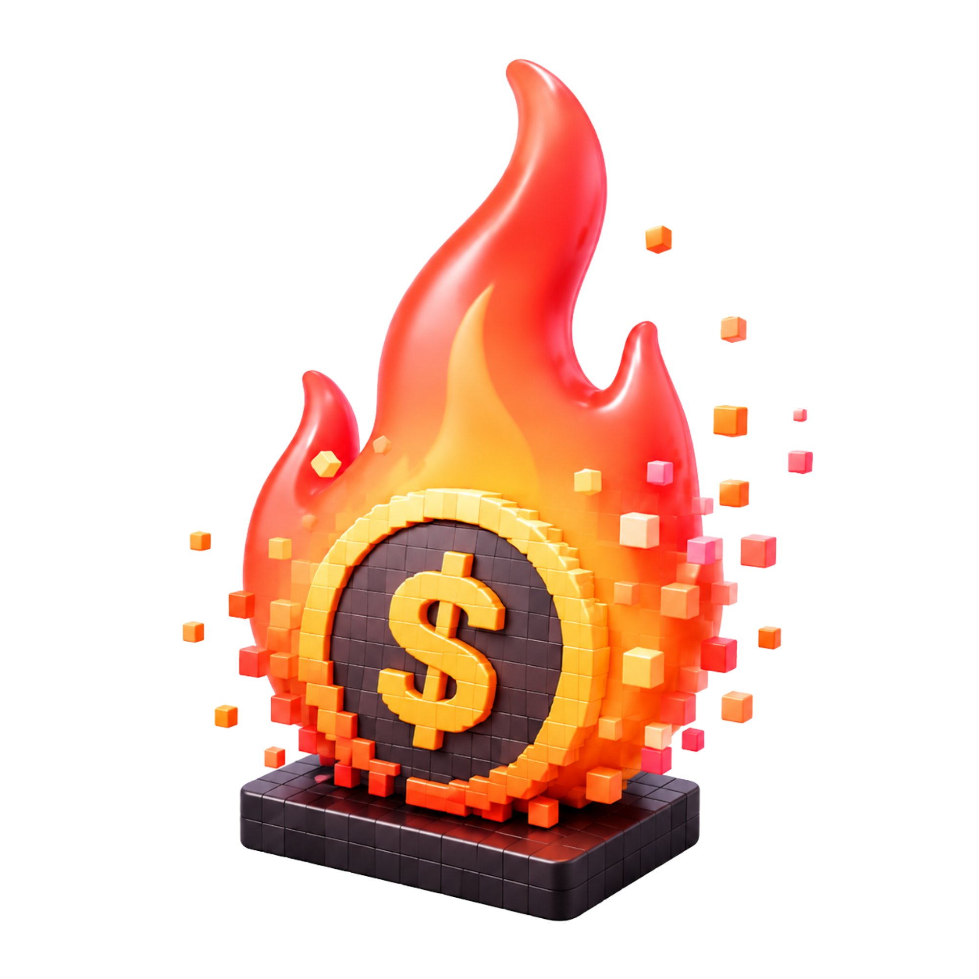 Pixel flame showing wasted ad spend